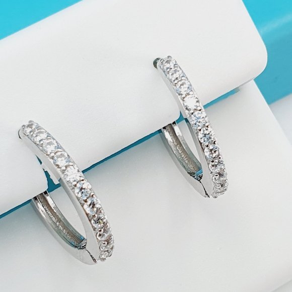 Jewelry - "925 Sterling Silver CZ Beautiful Earrings for Women, 1USPAR4274
